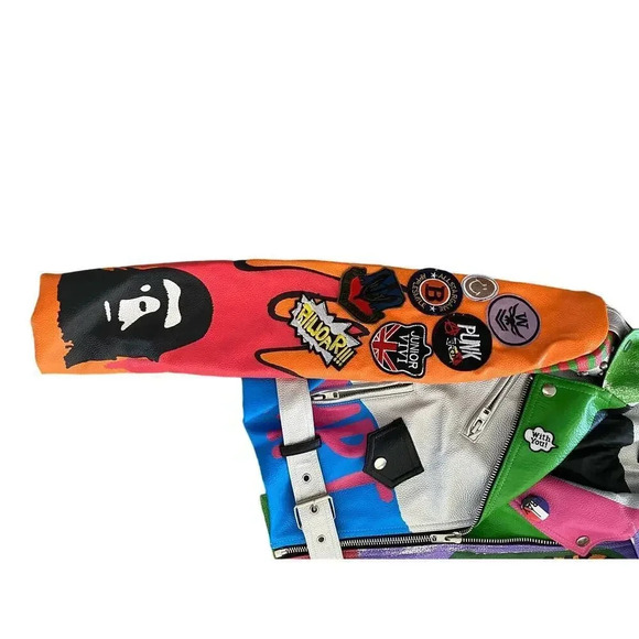 Free Chariot leather moto motorcycle bomber Jackets - Picture 3 of 10